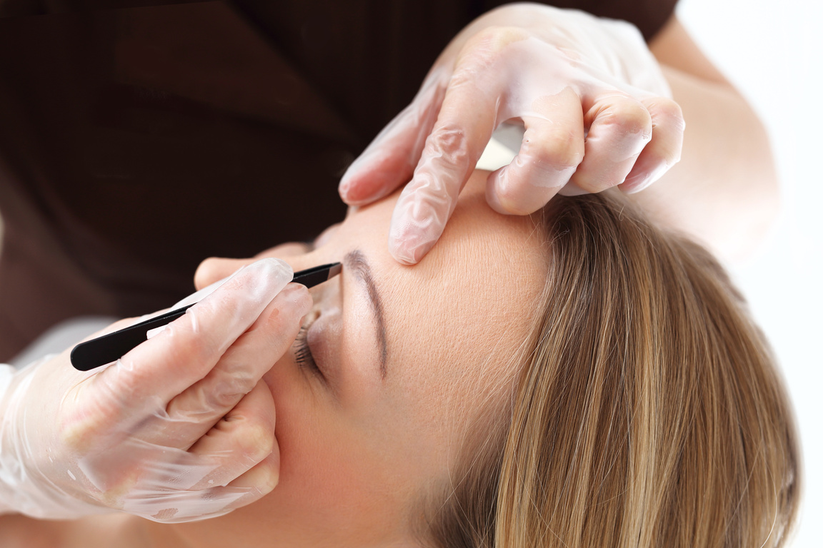 Eyebrow tweezers.